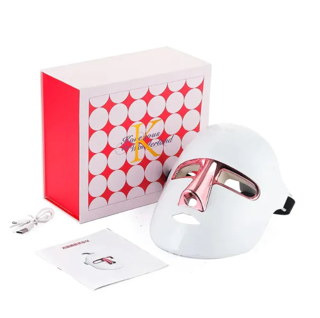 7-Color LED Light Therapy Facial Mask
